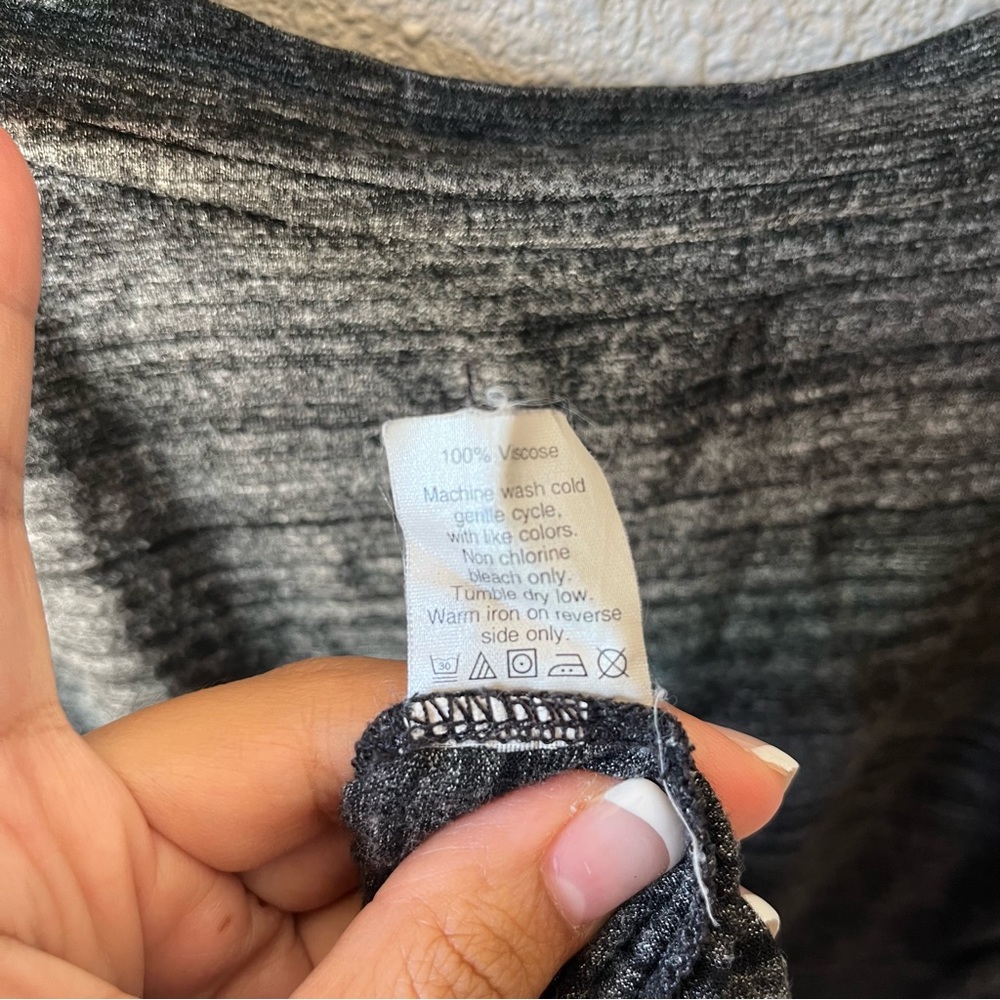 Madewell sleeveless top size Small heather gray Small - Picture 6 of 7